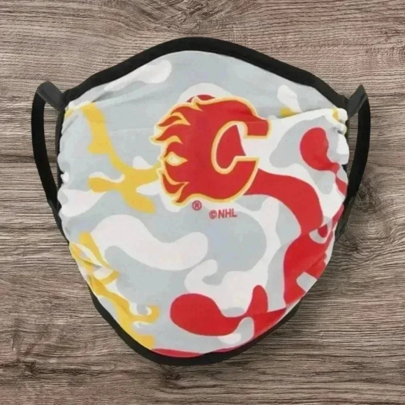💲7️⃣Add-On 🆕 NHL Calgary Flames Face Covering - Picture 5 of 16